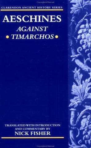 Cover of Against Timarchos