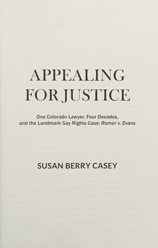 Cover of Appealing for justice