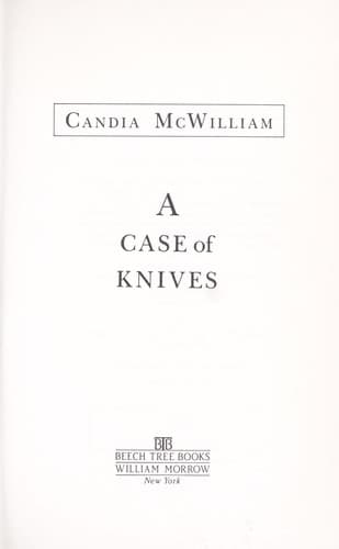 Cover of Case of Knives
