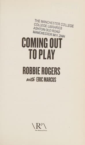 Cover of Coming out to play
