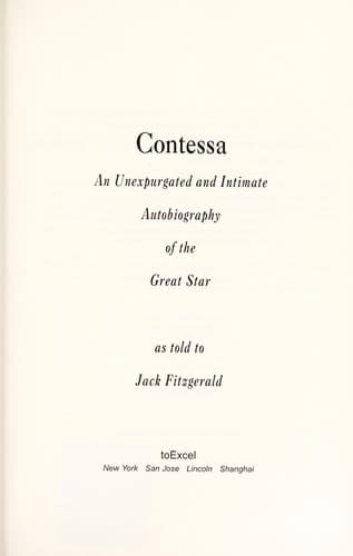 Cover of Contessa