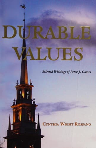 Cover of Durable values