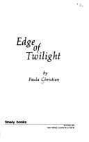 Cover of Edge of twilight