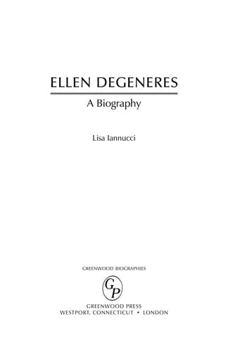 Cover of Ellen DeGeneres