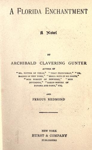 Cover of Florida Enchantment; a Novel