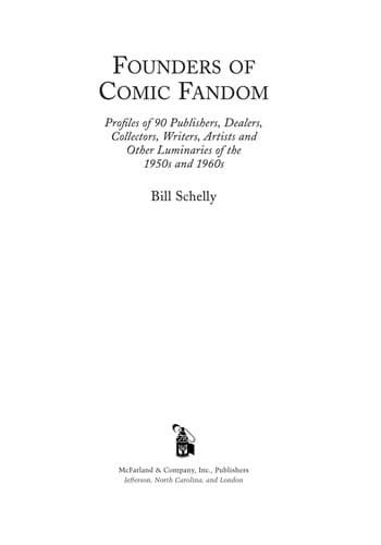 Cover of Founders of comic fandom