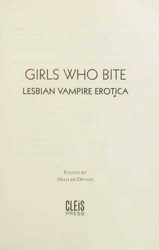 Cover of Girls who bite