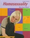 Cover of Homosexuality