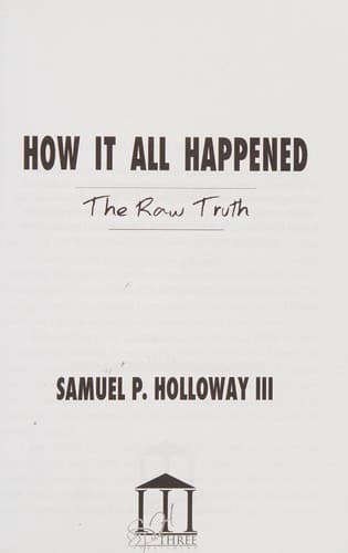 Cover of How it all happened