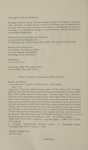 Cover of Immaculate blue