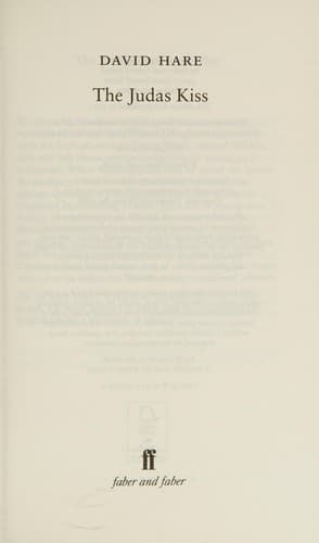 Cover of Judas Kiss