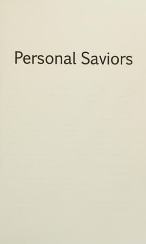Cover of Personal saviors