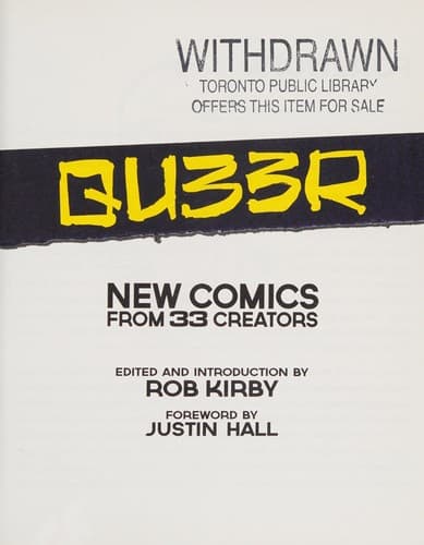 Cover of Qu33r