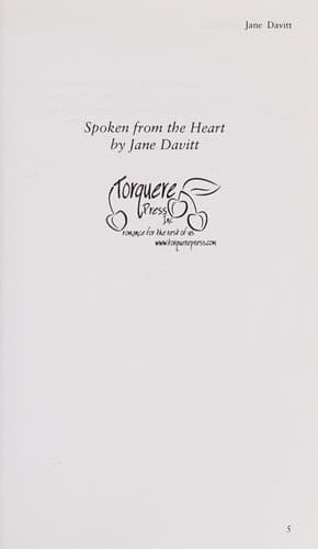Cover of Spoken from the heart