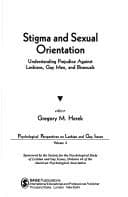 Cover of Stigma and sexual orientation