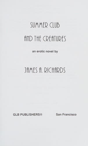 Cover of Summer Club and the Creatures
