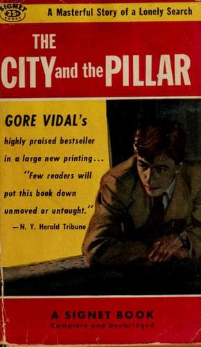 Cover of The city and the pillar