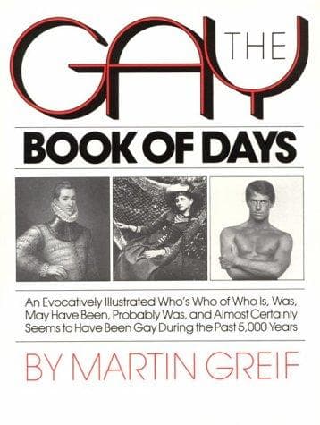 Cover of The Gay Book of Days