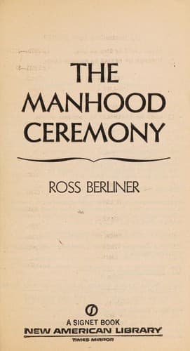 Cover of The manhood ceremony