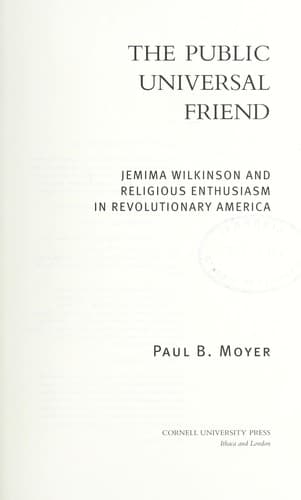 Cover of The Public Universal Friend