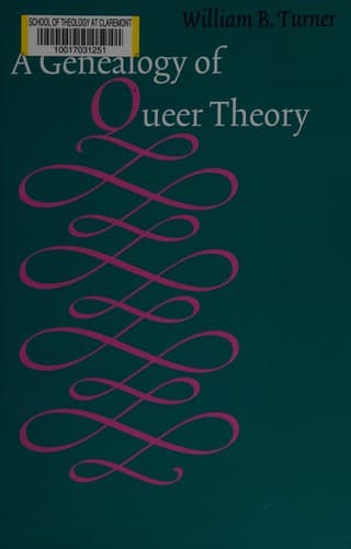 Cover of A genealogy of queer theory