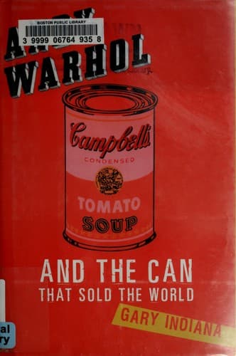 Cover of Andy Warhol and the can that sold the world