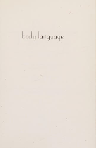 Cover of Body language