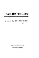 Cover of Cast the first stone
