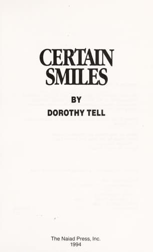 Cover of Certain smiles