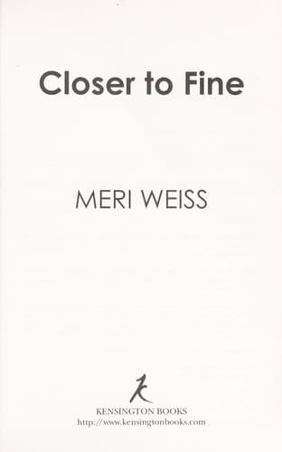 Cover of Closer to Fine