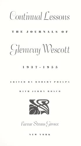 Cover of Continual Lessons