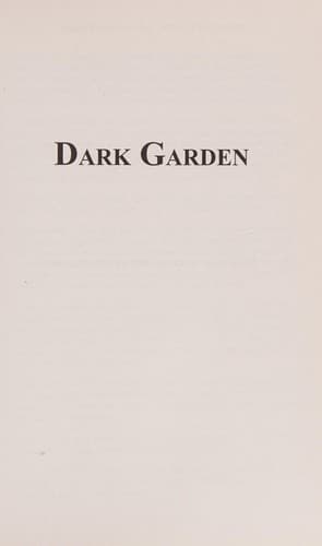 Cover of Dark Garden