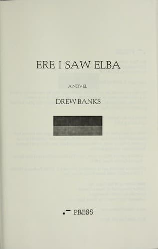 Cover of Ere I saw Elba
