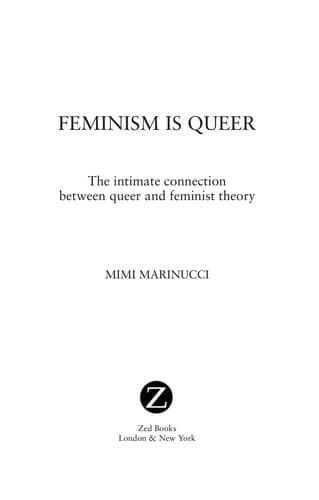 Cover of Feminism is queer