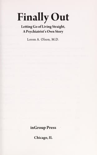 Cover of Finally out