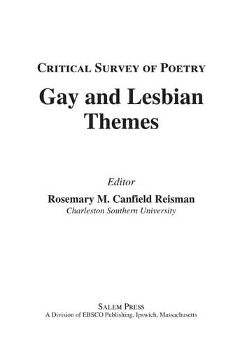 Cover of Gay & lesbian themes