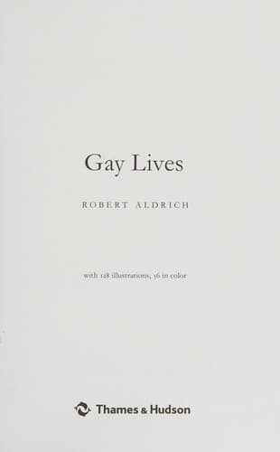 Cover of Gay Lives