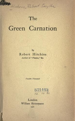 Cover of Green Carnation