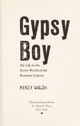 Cover of Gypsy boy