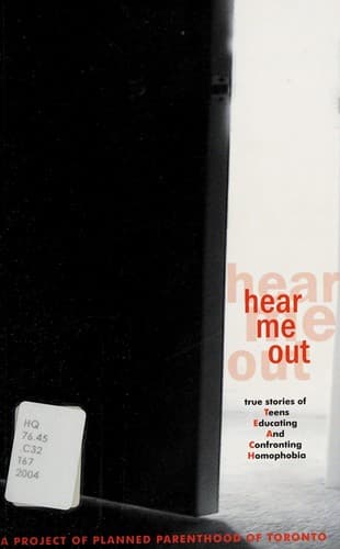 Cover of Hear me out