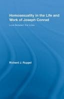 Cover of Homoeroticism and Homosexuality in the Life and Fiction of Joseph Conrad