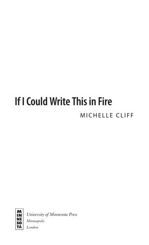 Cover of If I Could Write This in Fire