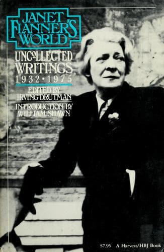 Cover of Janet Flanner's world