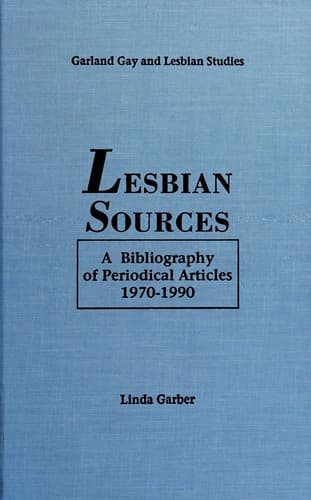 Cover of Lesbian Sources