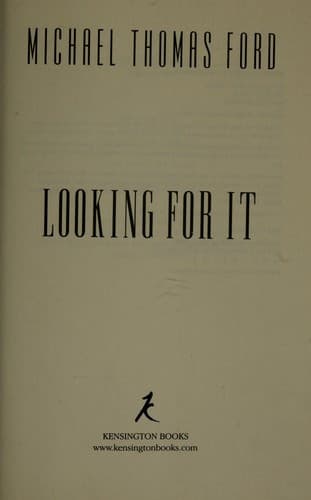 Cover of Looking for it