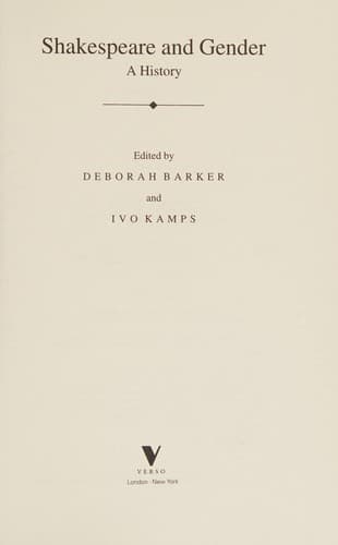 Cover of Materialist Shakespeare