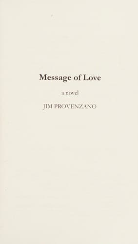 Cover of Message of love