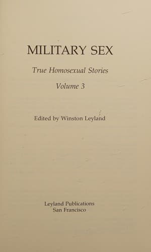 Cover of Military sex