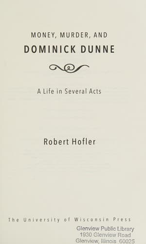 Cover of Money, Murder, and Dominick Dunne