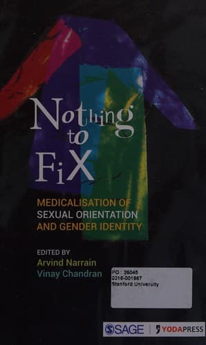 Cover of Nothing to fix